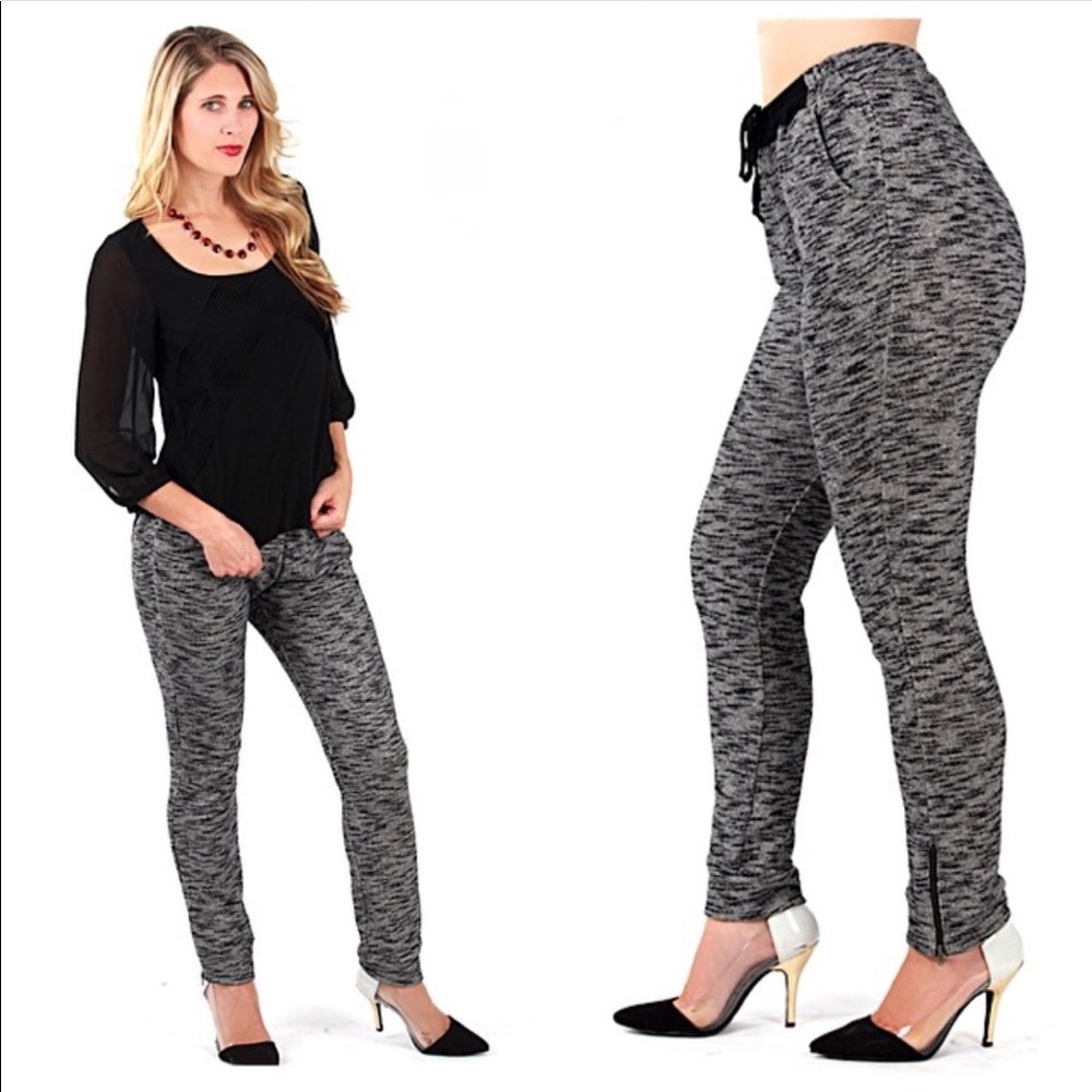 Heathered Joggers - S & L - Brand New